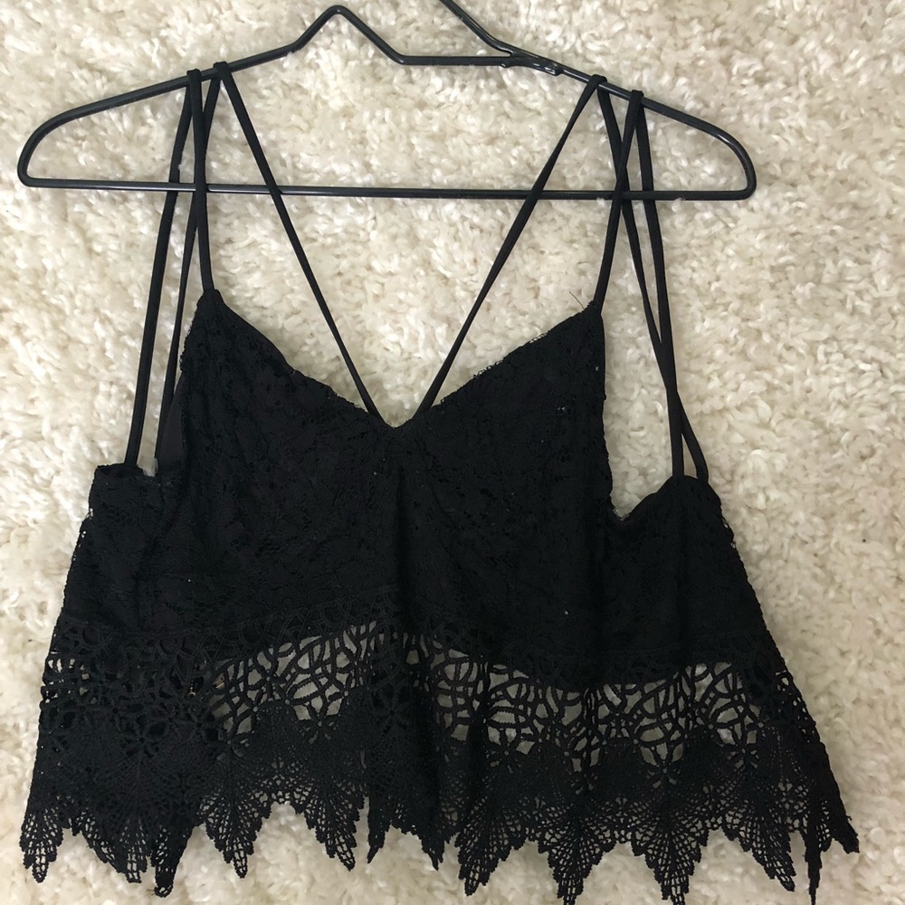 Black Crop Top